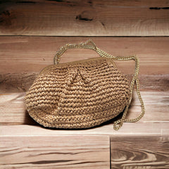 Straw Clutch Bag