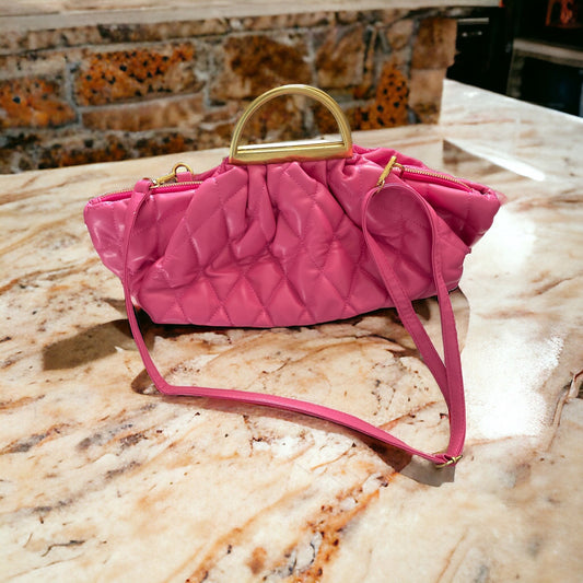 Pink Quilted Bag